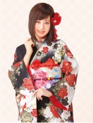 Atsuko dark and light kimono!