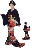 crane kimono double models